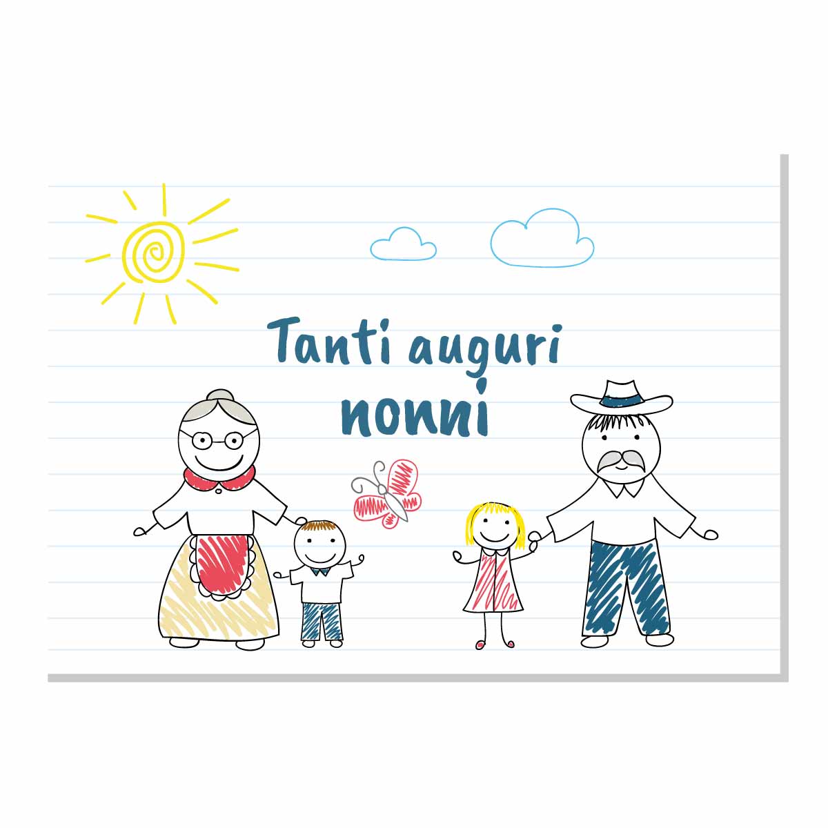 Happy Grandparents Greeting Card