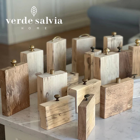 Handgefertigtes Holzschneidebrett - Verde Salvia Home